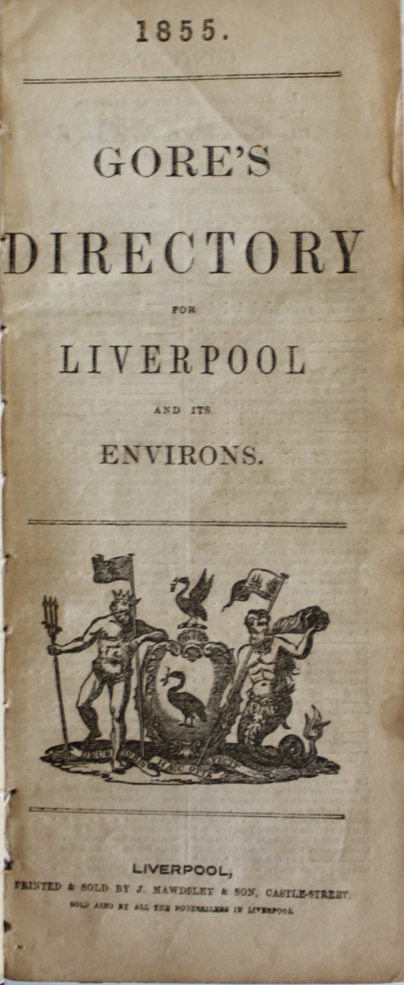 Gores Directory Of Liverpool And Its Environs