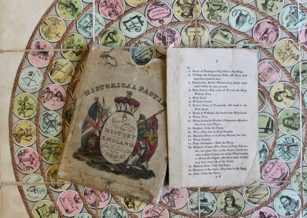 Historical Pastime. A New Game of the History of England from William 1st to Geo. 4th.
