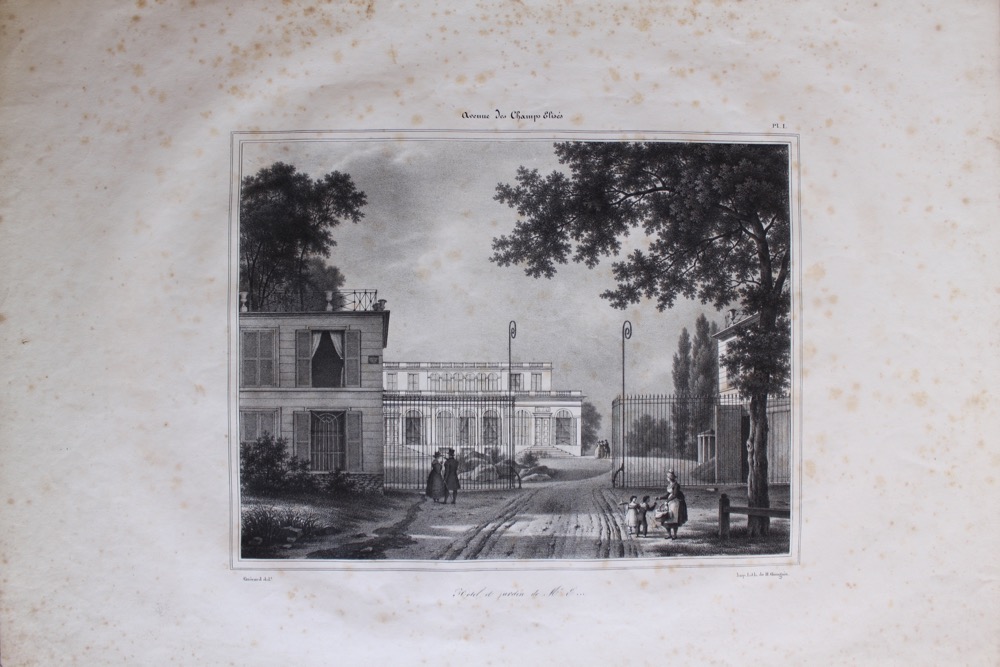 Promenades au Petit Trianon, Choix de Vues Prises dans ce Parc Royal en Lithographiees.