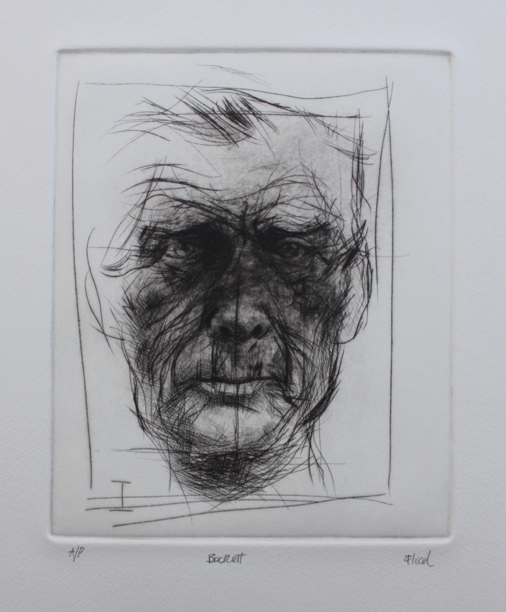A Beckett Metamorphosis; A Set of Six Original Drypoints of the Dramatist and Novelist Samuel Beckett.