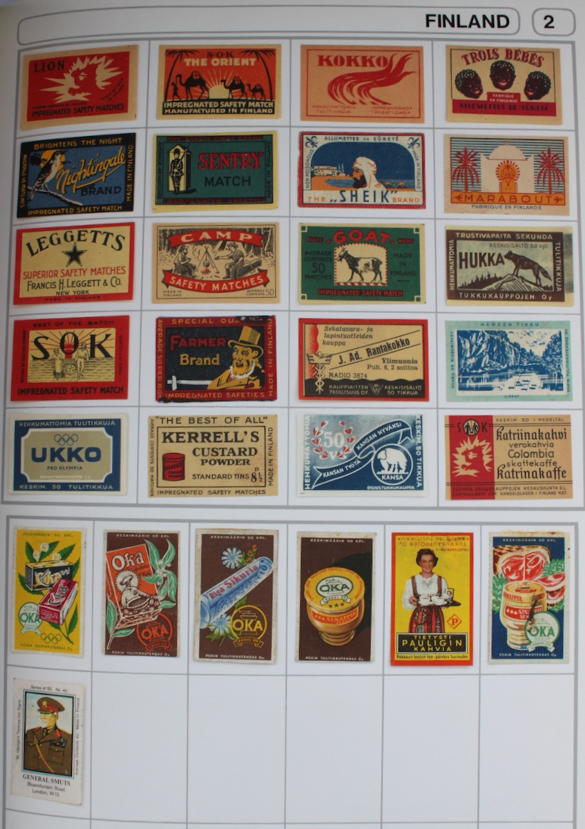 [Phillumeny: matchbox collecting] A Collection of 5,000 matchbox labels  from all over the world.