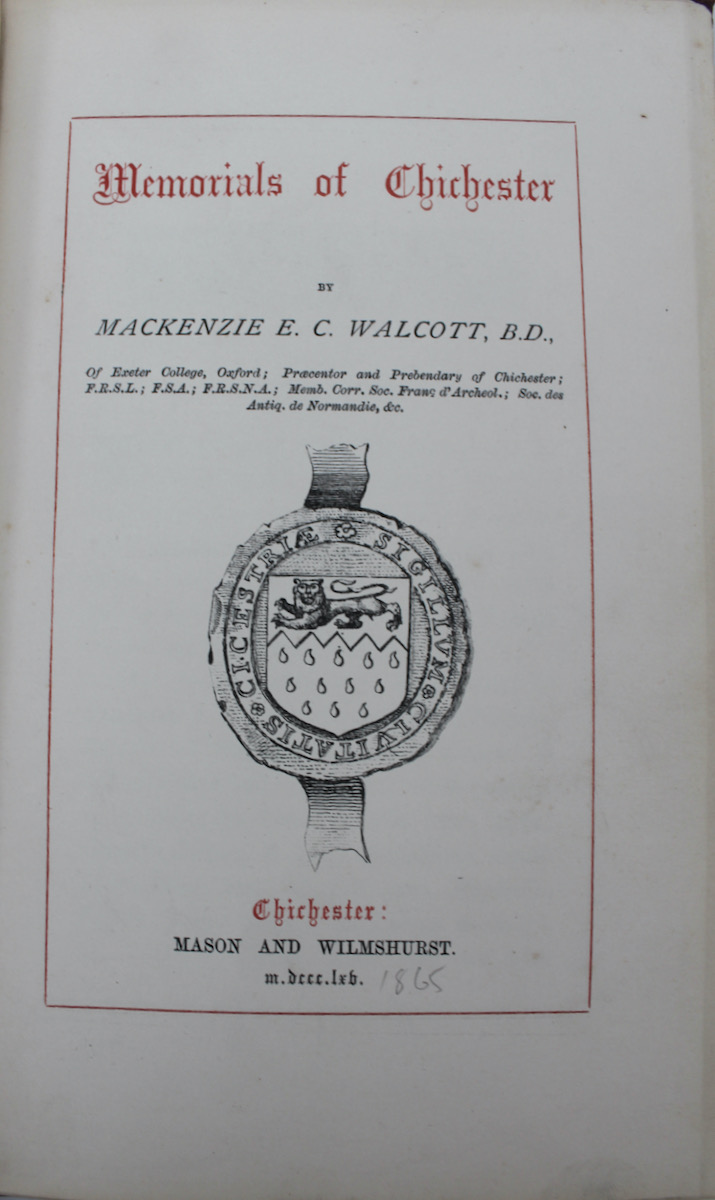 Memorials of Chichester.