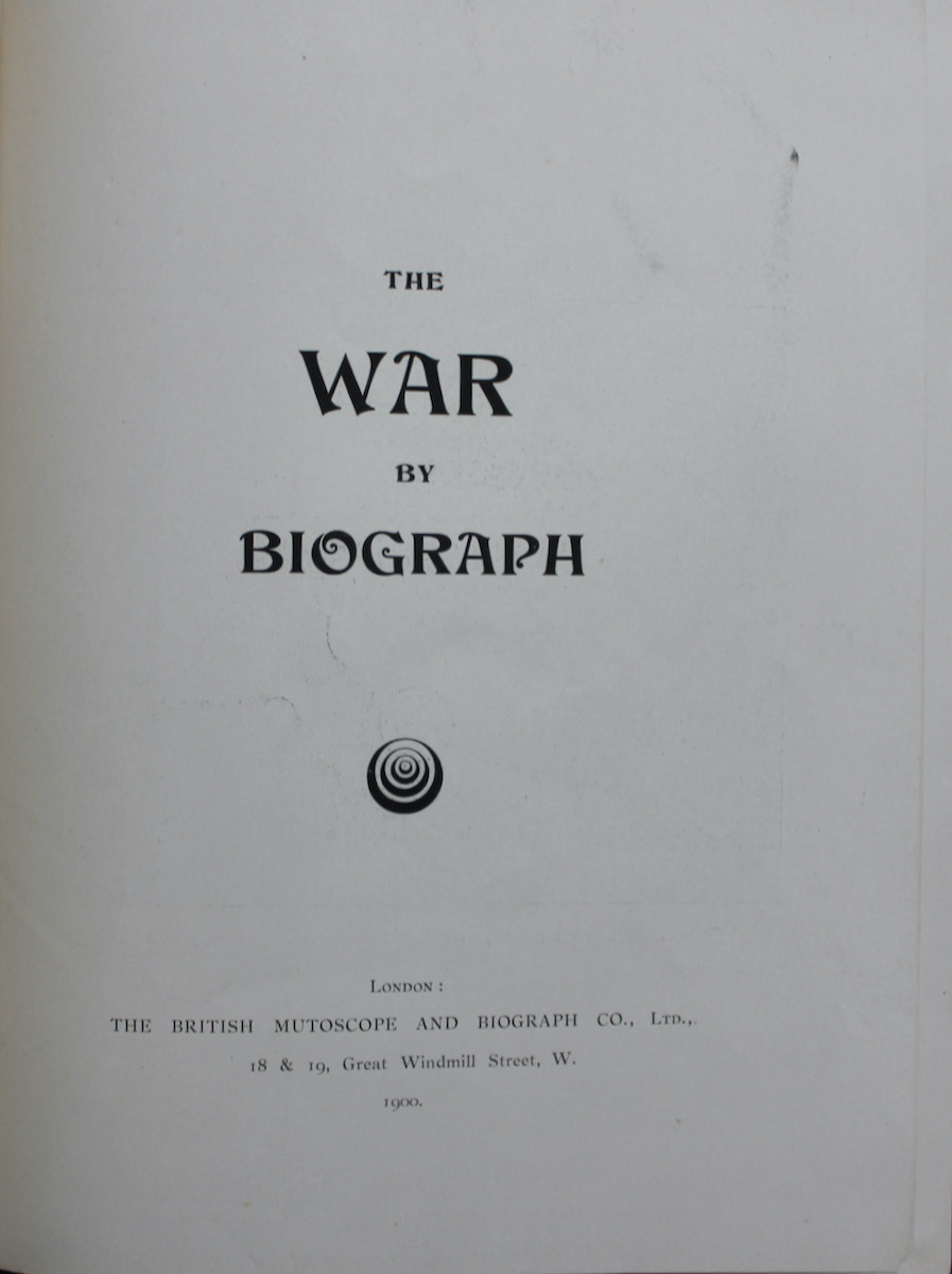 Souvenir Presented by the Palace Theatre to Commemorate the Third Anniversary of the Biograph.