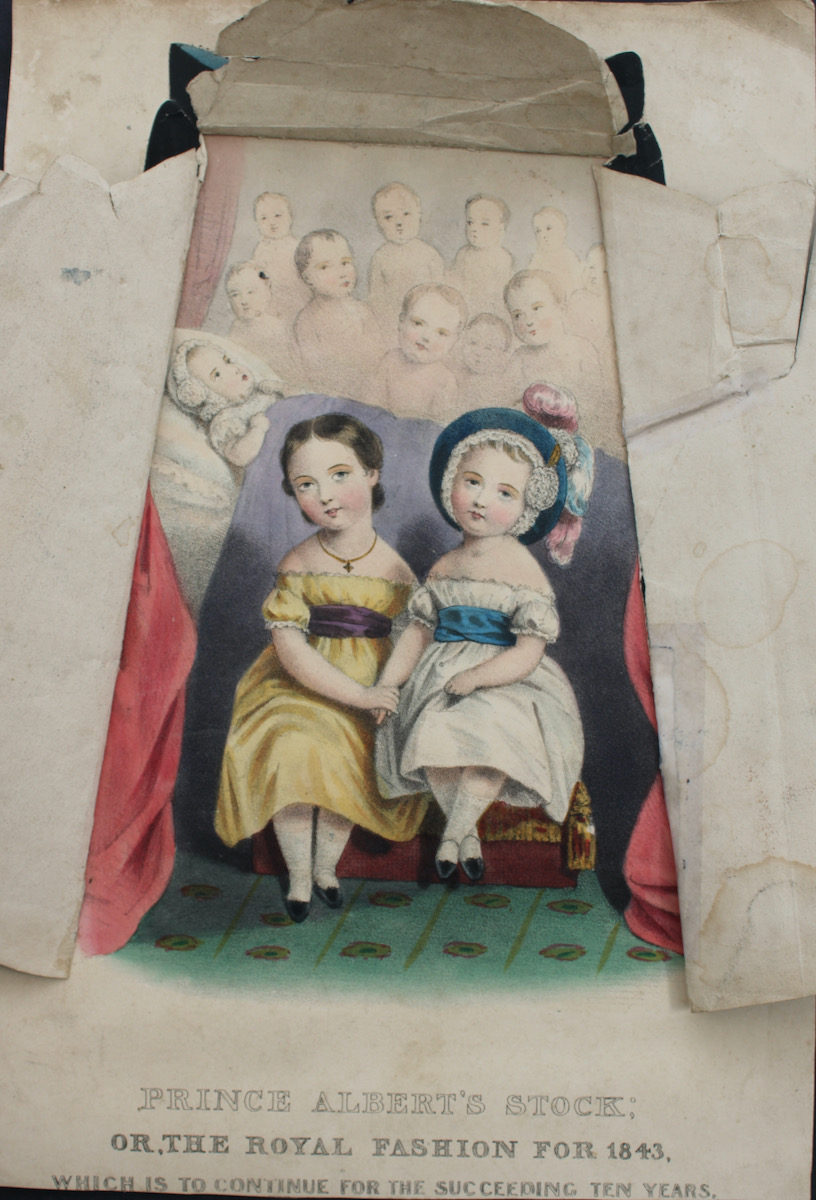 Prince Alberts&rsquo;s Stock; or The Royal Fashion for 1843, which is to continue for the succeeding ten years.