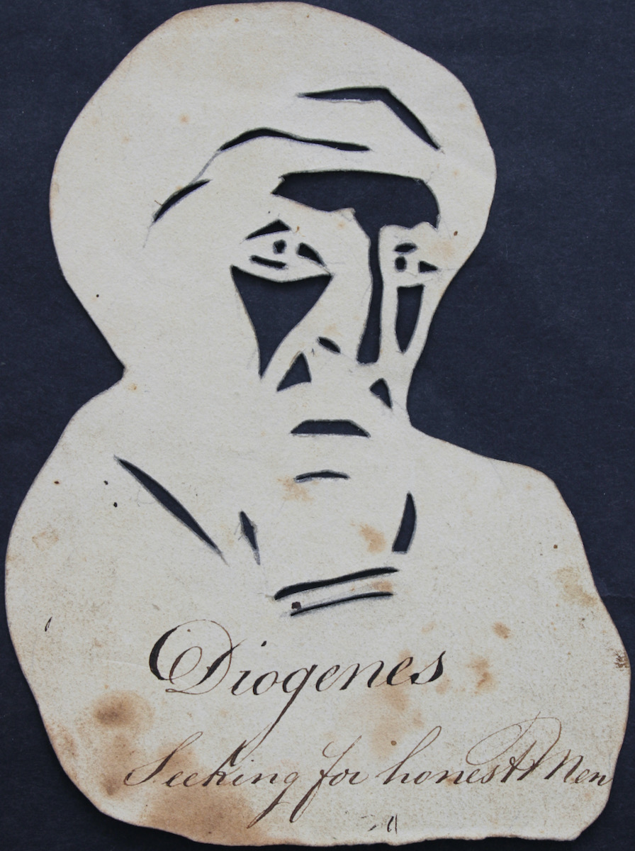 Three Silhouettes: Diogenes, M. Robichon and Richard III.