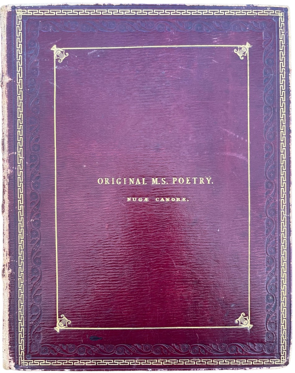 Original M.S. Poetry. Nugae Canorae. [Poetic trifles]