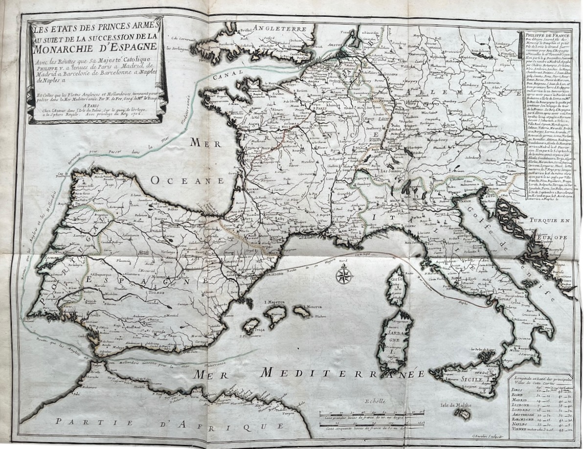 Cartes Nouvelles et Particulieres pour la Guerre d'Italie, Dress&eacute;es et Dedi&eacute;s a Monseigneur le Dauphin.