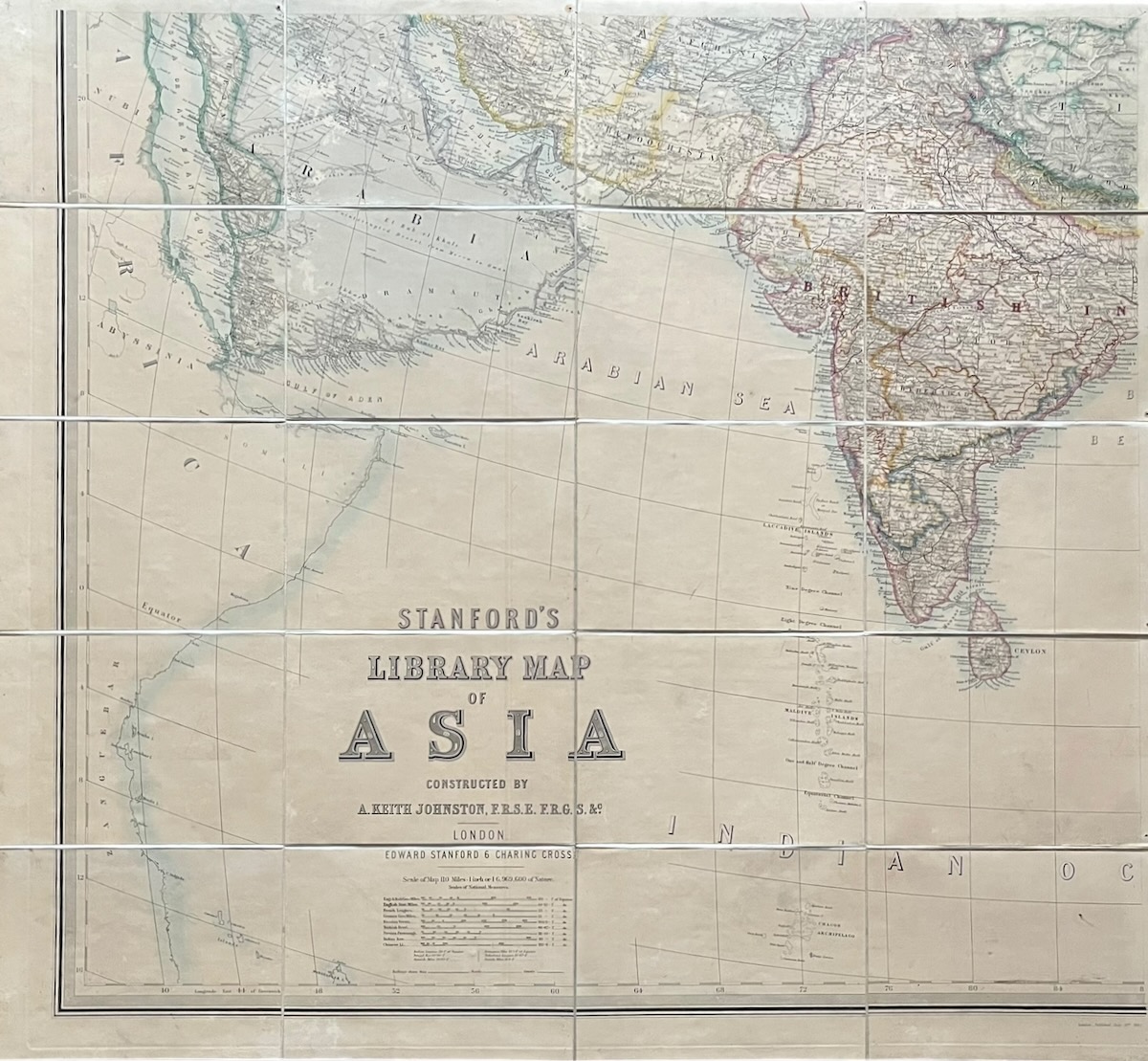 Stanford&rsquo;s Library Map of Asia.