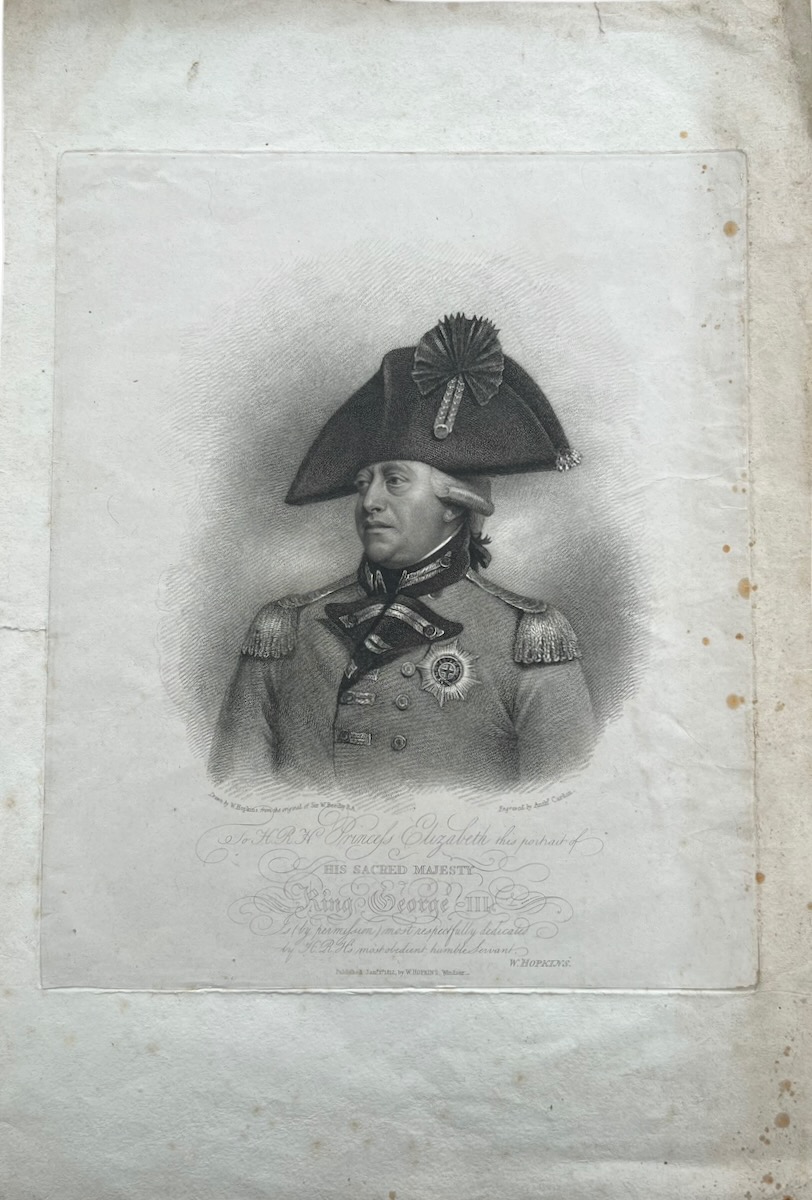[Portrait of] His Sacred Majesty George III.