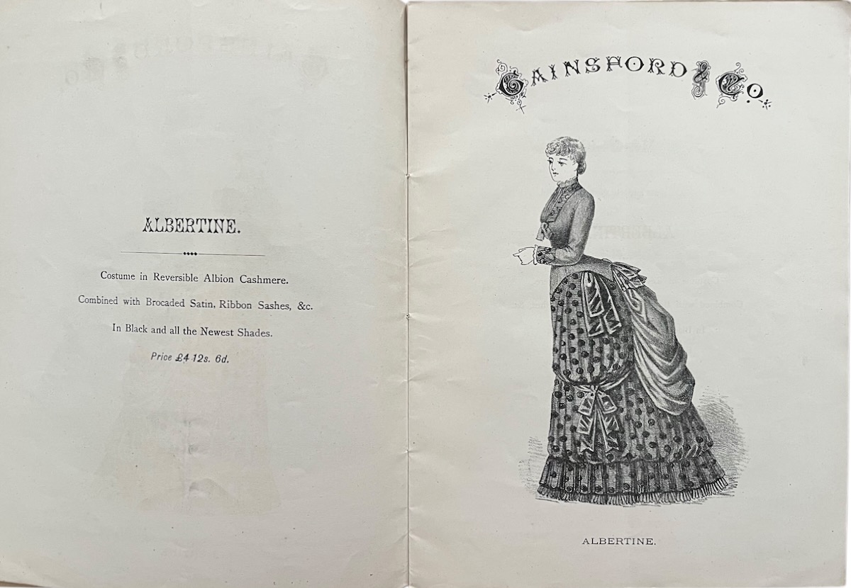 Silk Mercers and Costumiers.