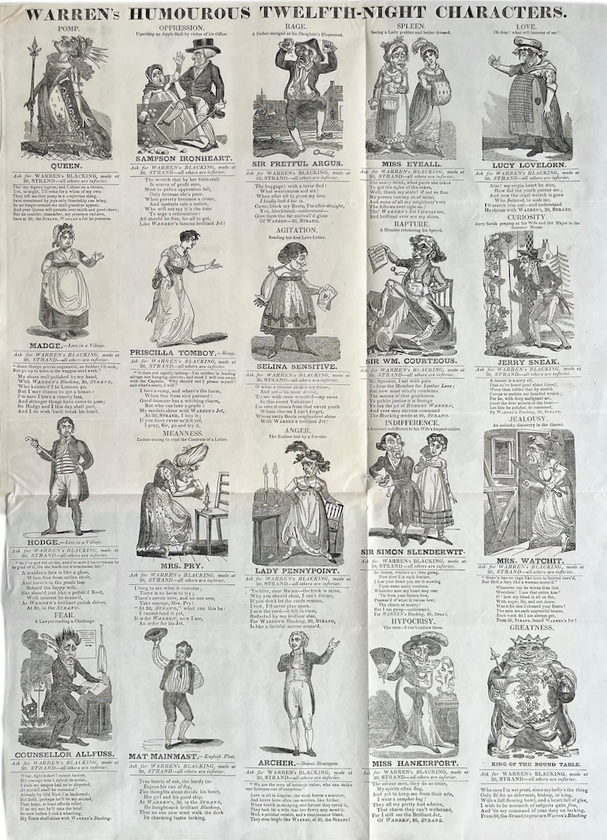 Warren’s Humourous Twelfth-night Characters.