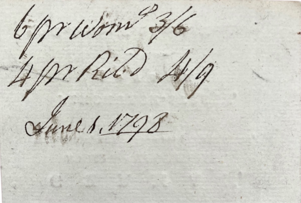 Hosier and Manufacturer, Wholesale, retail and for Exportation. No. 164, Fenchurch Street, London.