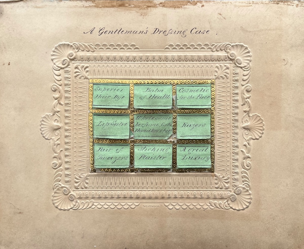 A Gentleman&rsquo;s Dressing Case. Lift the Flap.