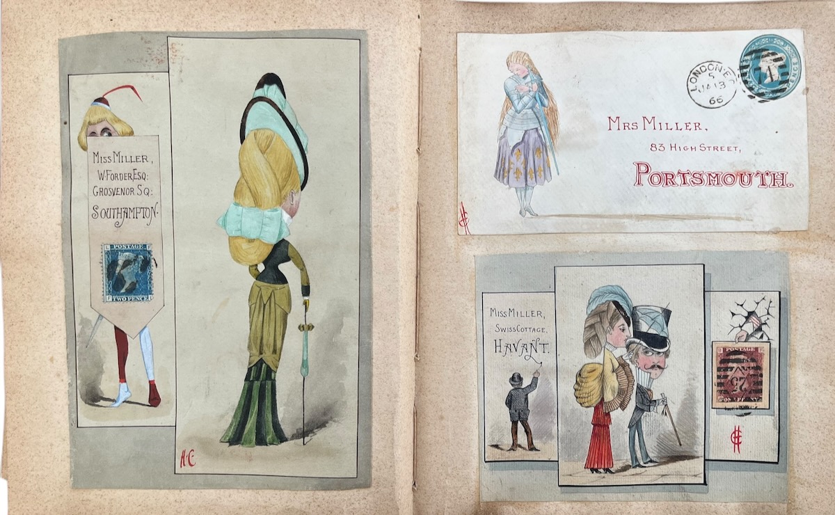 Scrapbook for Miss Georgina Miller.