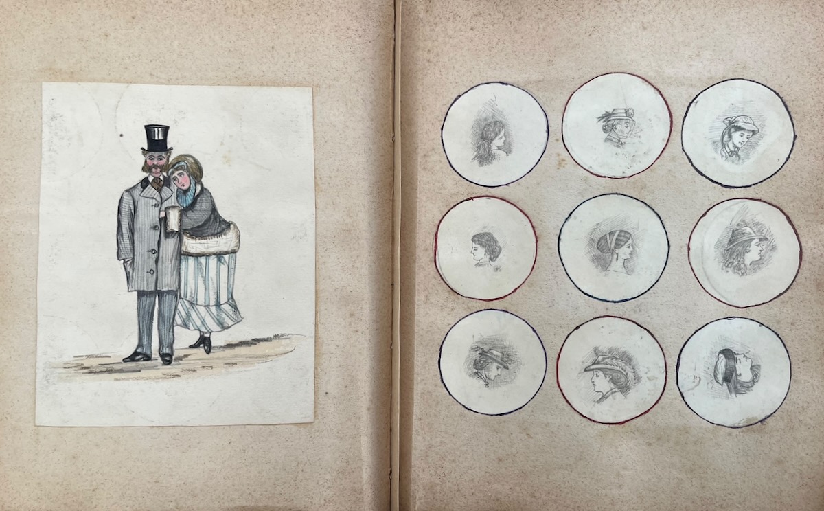 Scrapbook for Miss Georgina Miller.