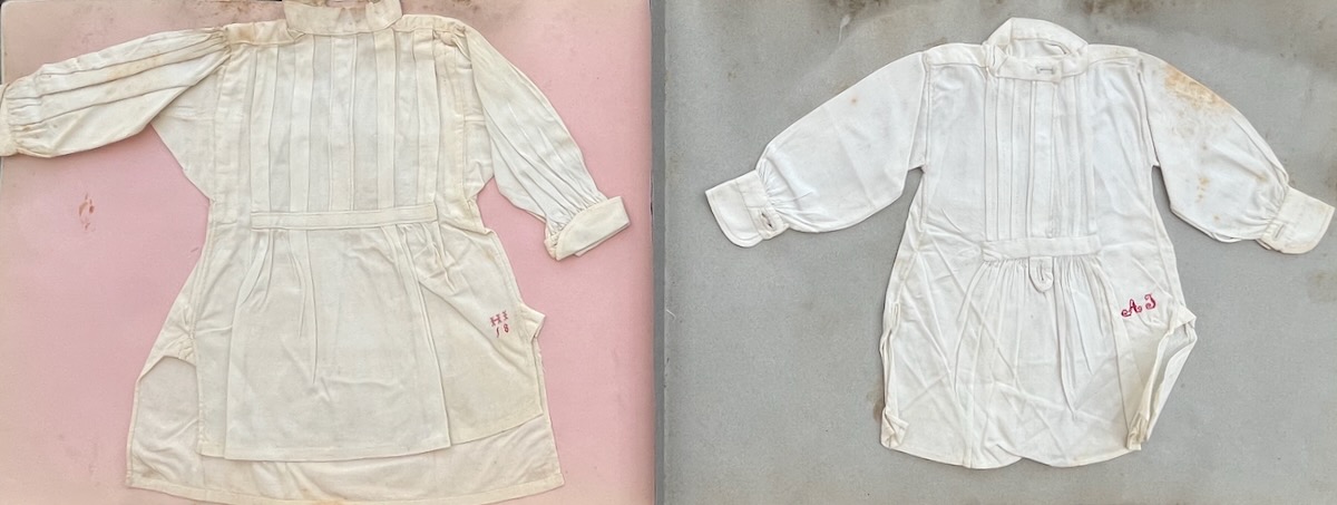 [Sample Book] ALBUM D'OUVRAGES UTILS ET AGR&Eacute;ABLES FAITS par A. Janssen au Pensionnat des Religieuses d'Ursulines a Hamont.