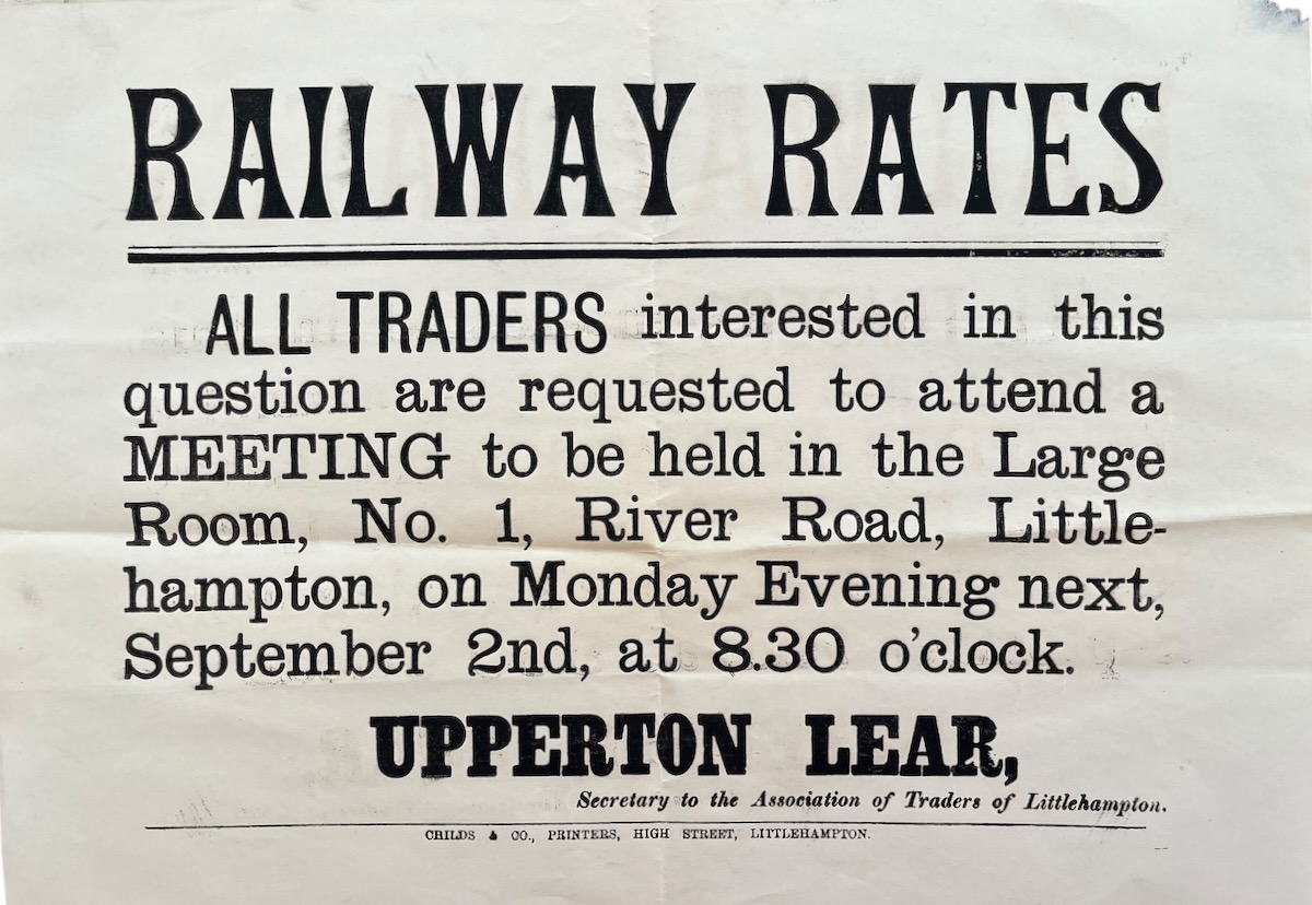Railway Rates. All traders interested in the question are requested to attend a meeting.