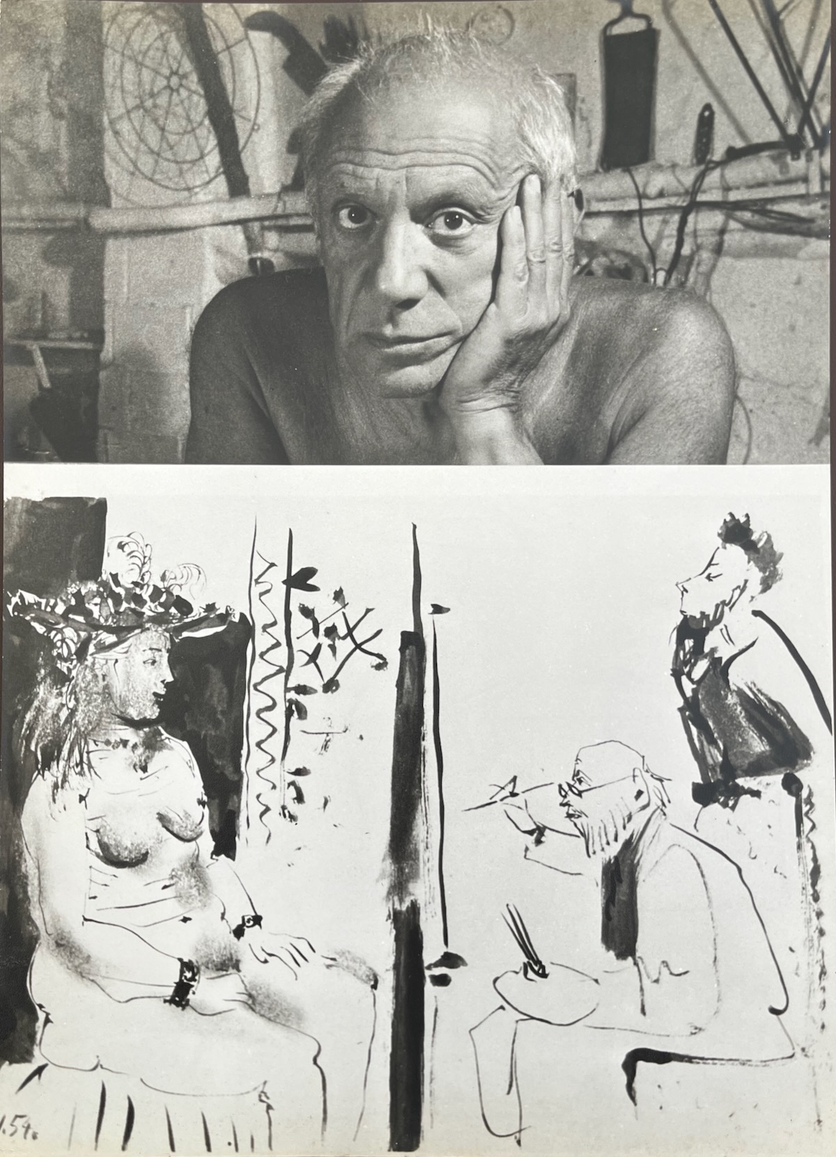 Spanish Painter, Sculptor, Printmaker, Ceramicist, and Theatre Designer. 1881 - 1973. Photographed by DOUGLAS GLASS.