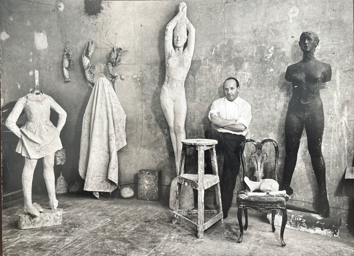 Italian Sculptor. 1908 - 91. Photographed by DOUGLAS GLASS.