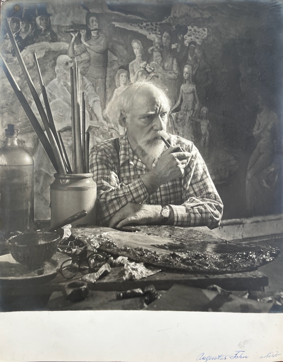 I. Welsh Painter, Draughtsman and Etcher. 1878 - 1961. Photographed by DOUGLAS GLASS.