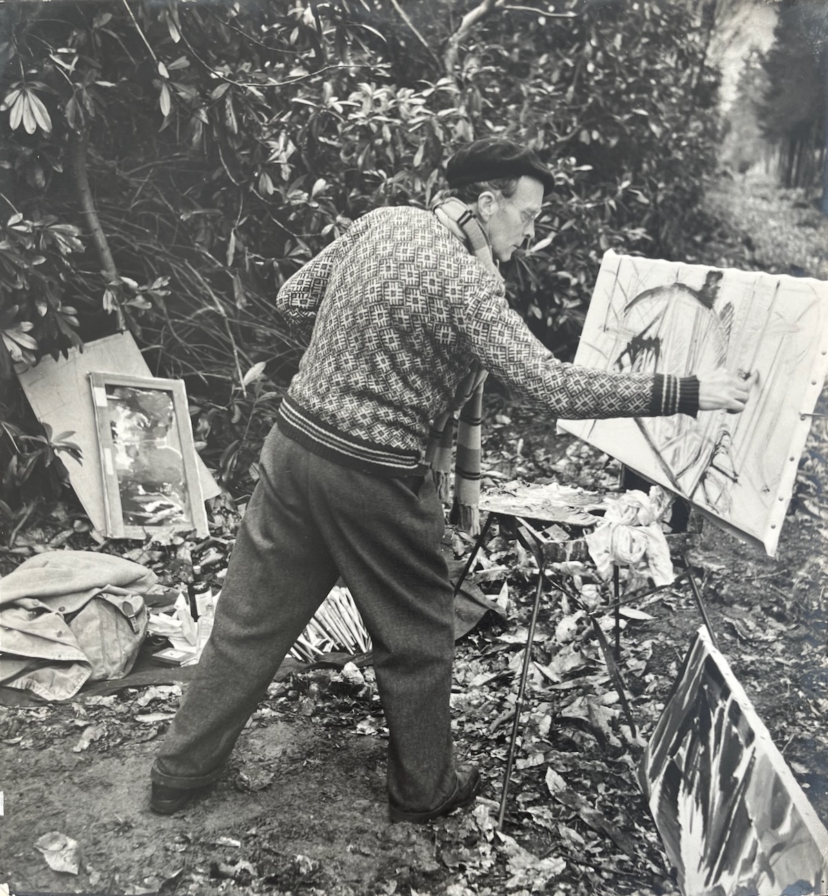 English Painter. 1893 - 1979. Photographed by DOUGLAS GLASS.