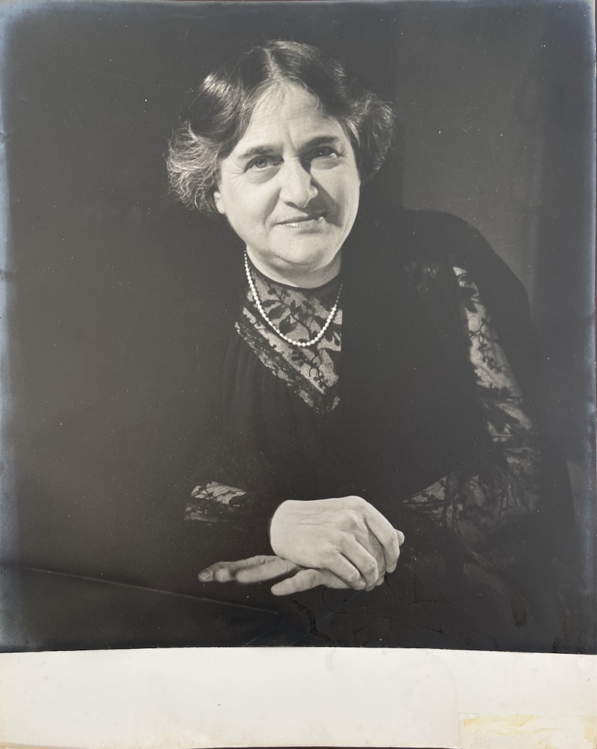 English Pianist. 1890 - 1965. Photographed by DOUGLAS GLASS.