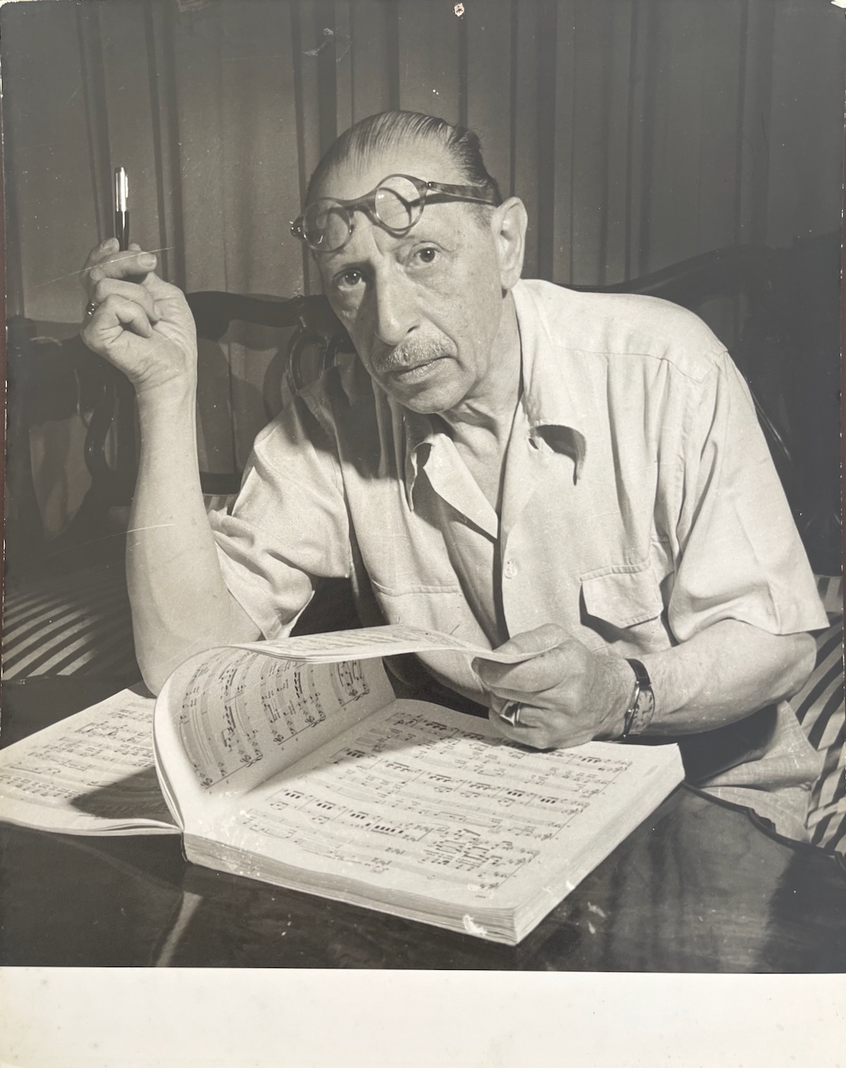 II. Russian Composer. 1882 - 1971. Photographed by DOUGLAS GLASS.