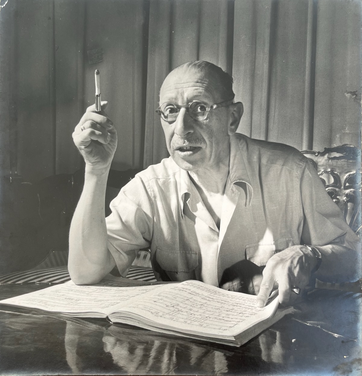 III. Russian Composer. 1882 - 1971. Photographed by DOUGLAS GLASS.