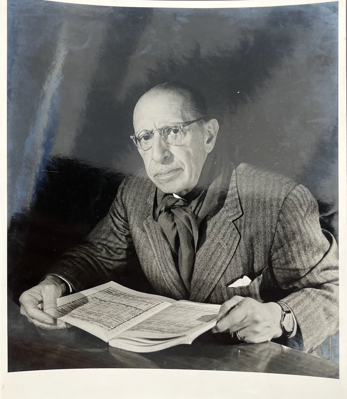 V. Russian Composer. 1882 - 1971. Photographed by DOUGLAS GLASS.