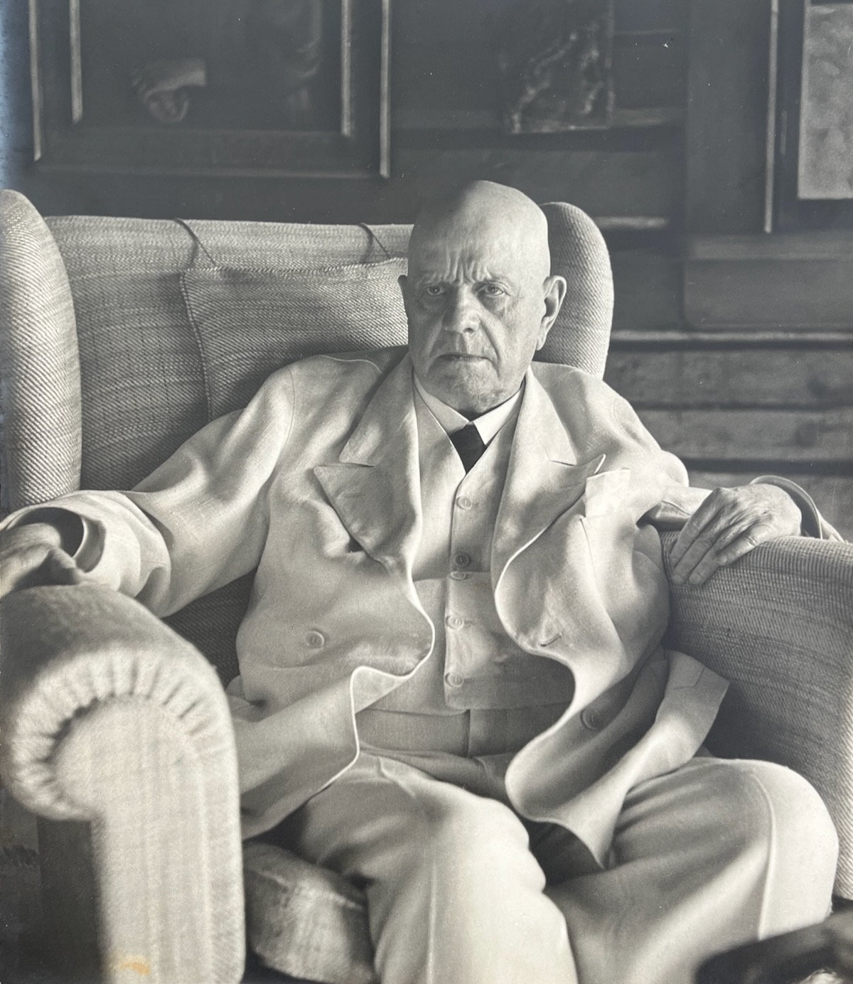 IV. Finnish Composer. 1865 - 1957. Photographed by DOUGLAS GLASS.