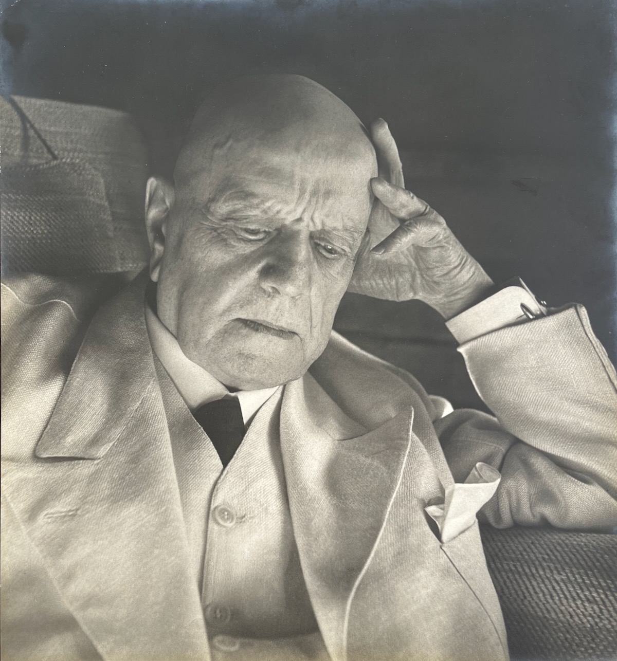 V. Finnish Composer. 1865 - 1957. Photographed by DOUGLAS GLASS.