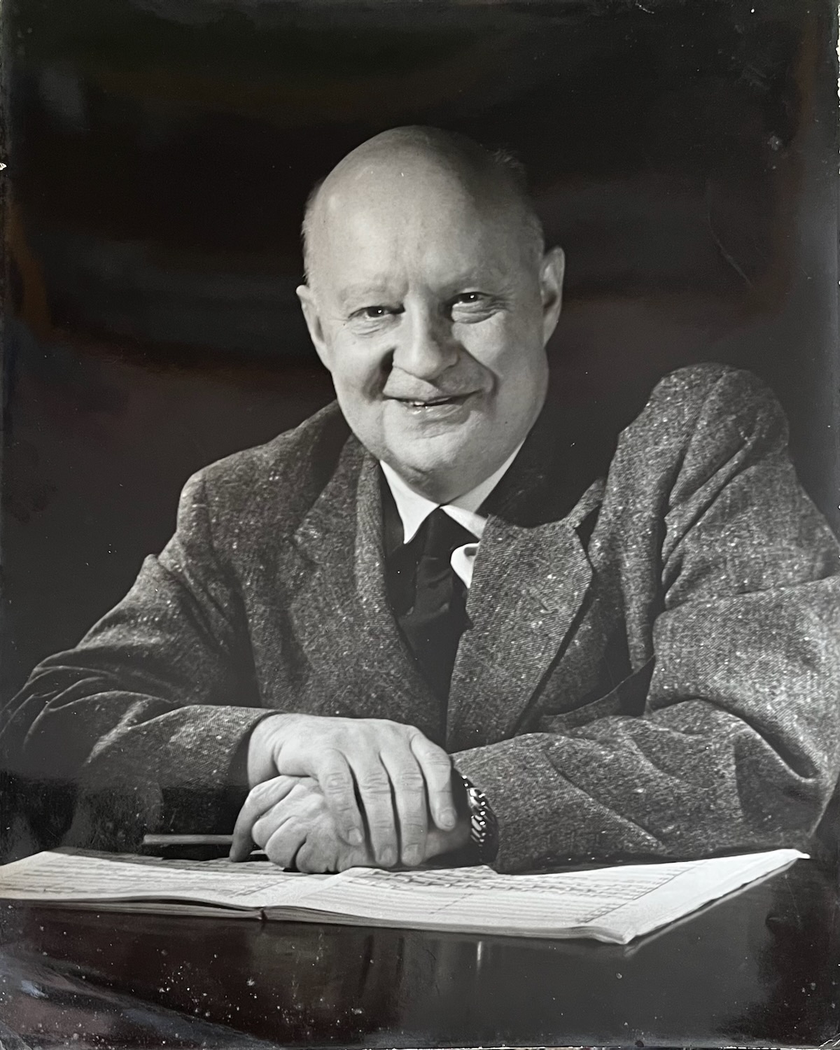 I. German/American Composer, Conductor and Violinist. 1895 - 1963. Photographed by DOUGLAS GLASS.