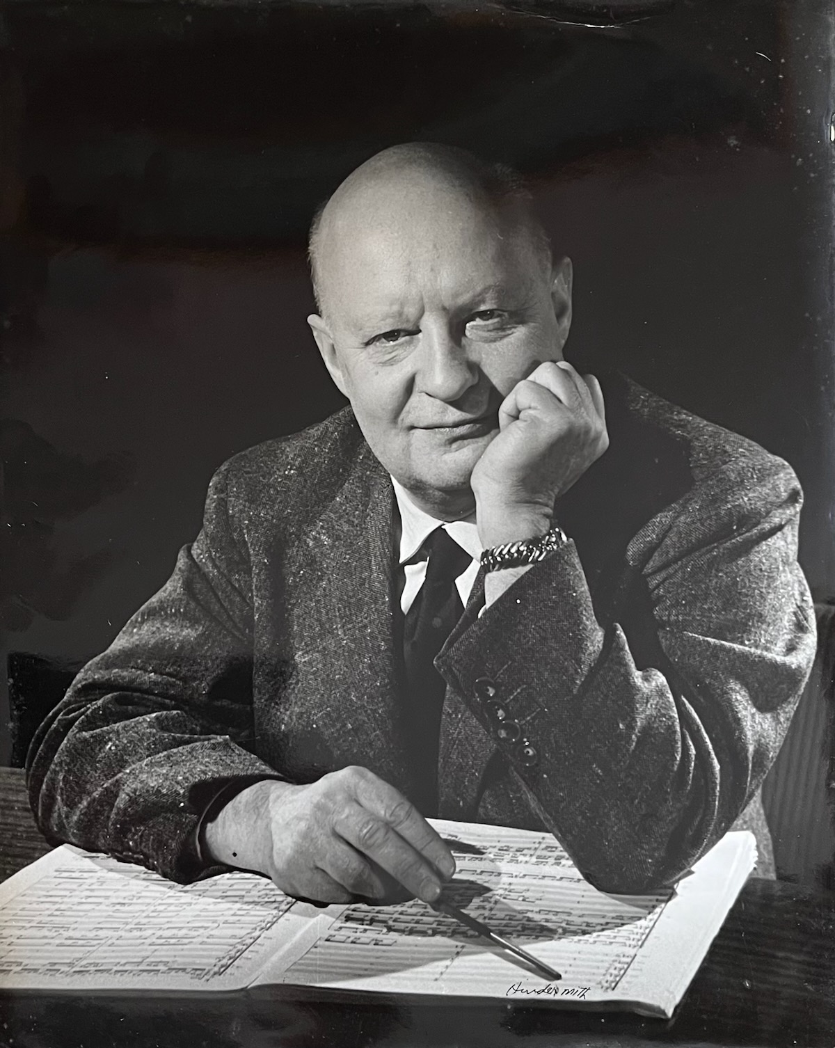 II. German/American Composer, Conductor and Violinist. 1895 - 1963. Photographed by DOUGLAS GLASS.