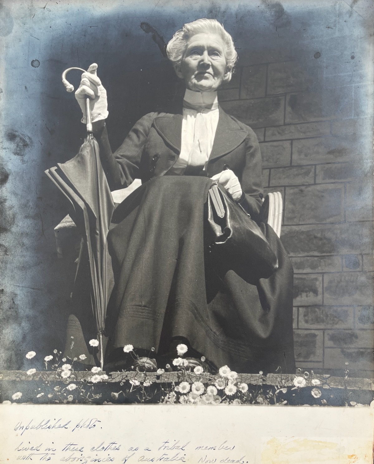 Irish-Australian Journalist and Anthropologist. 1859 - 1951. Photographed by DOUGLAS GLASS.