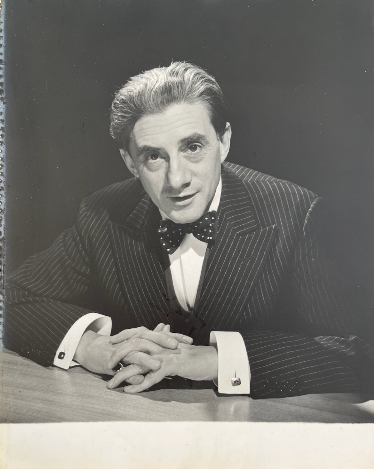 English Conductor and Cellist. 1899 - 1970. Photographed by DOUGLAS GLASS.