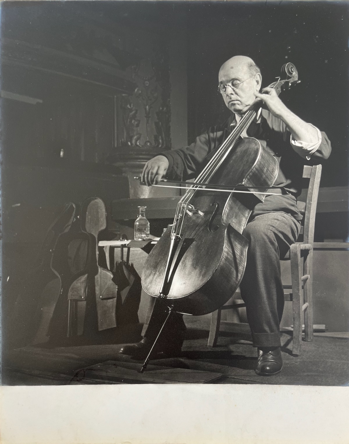 II. Spanish Cellist, Composer and Conductor. 1876 - 1973. Photographed by DOUGLAS GLASS.