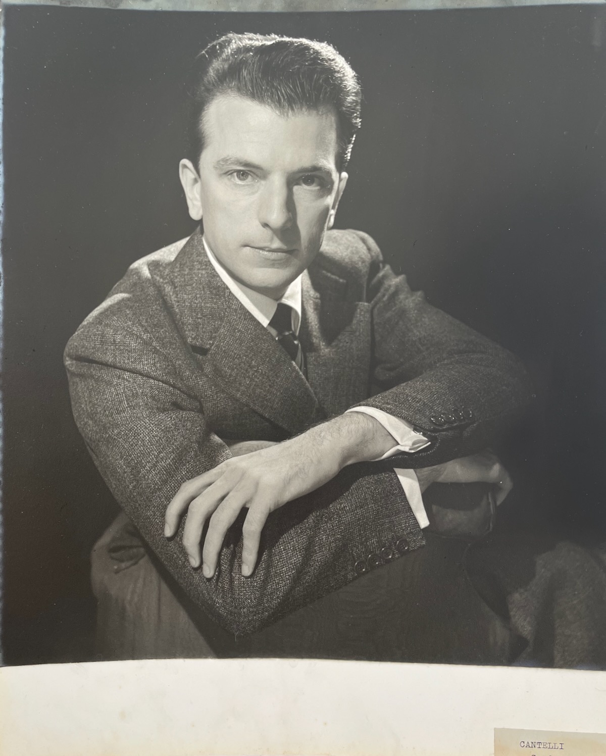 I. Italian Conductor. 1920 - 56. Photographed by DOUGLAS GLASS.