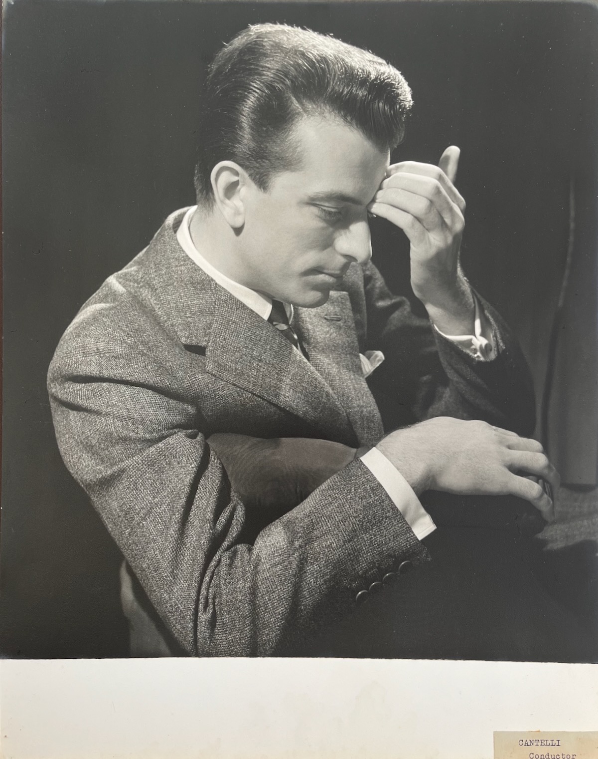 II. Italian Conductor. 1920 - 56. Photographed by DOUGLAS GLASS.