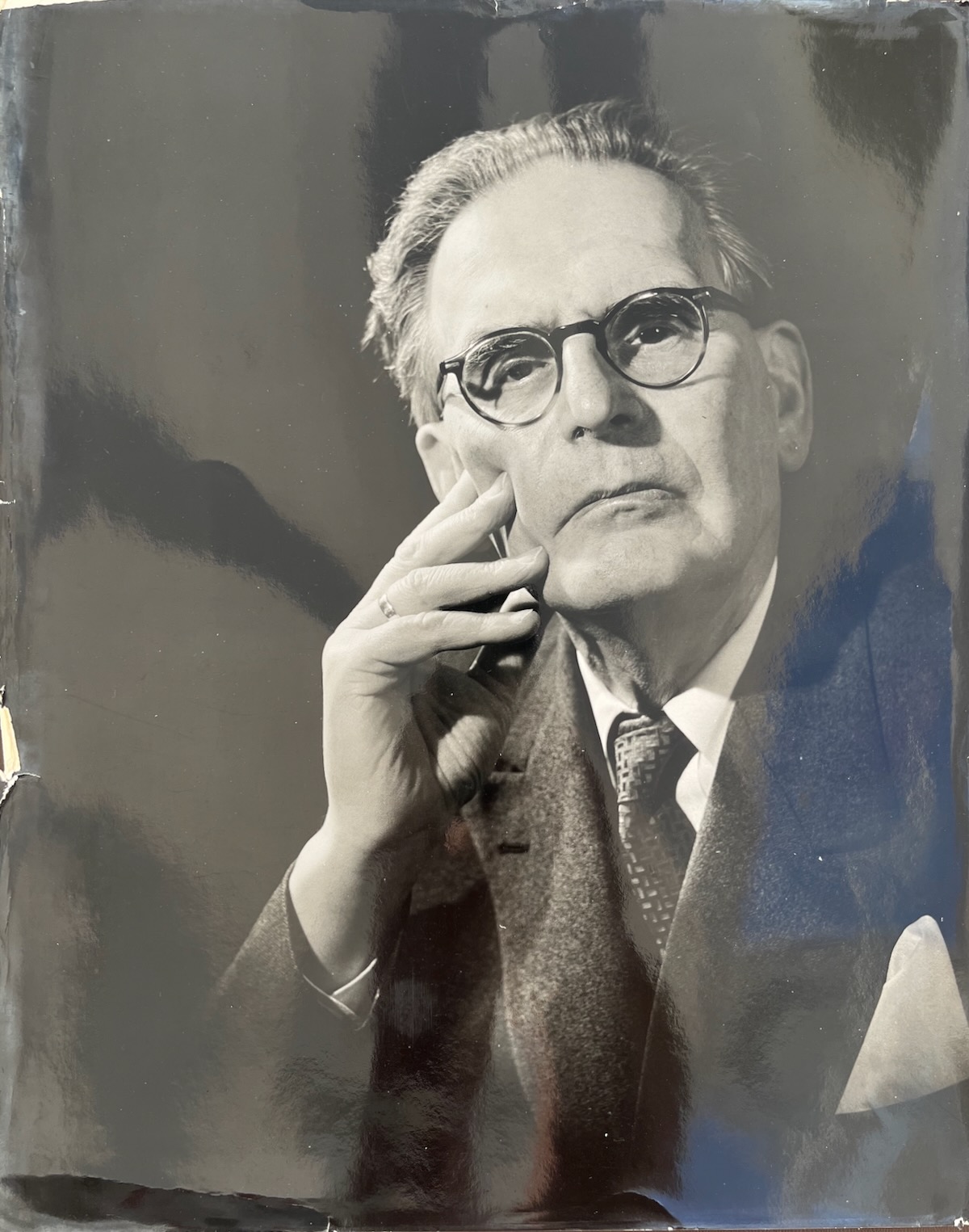 I. German Composer and Conductor. 1885 - 1973. Photographed by DOUGLAS GLASS.