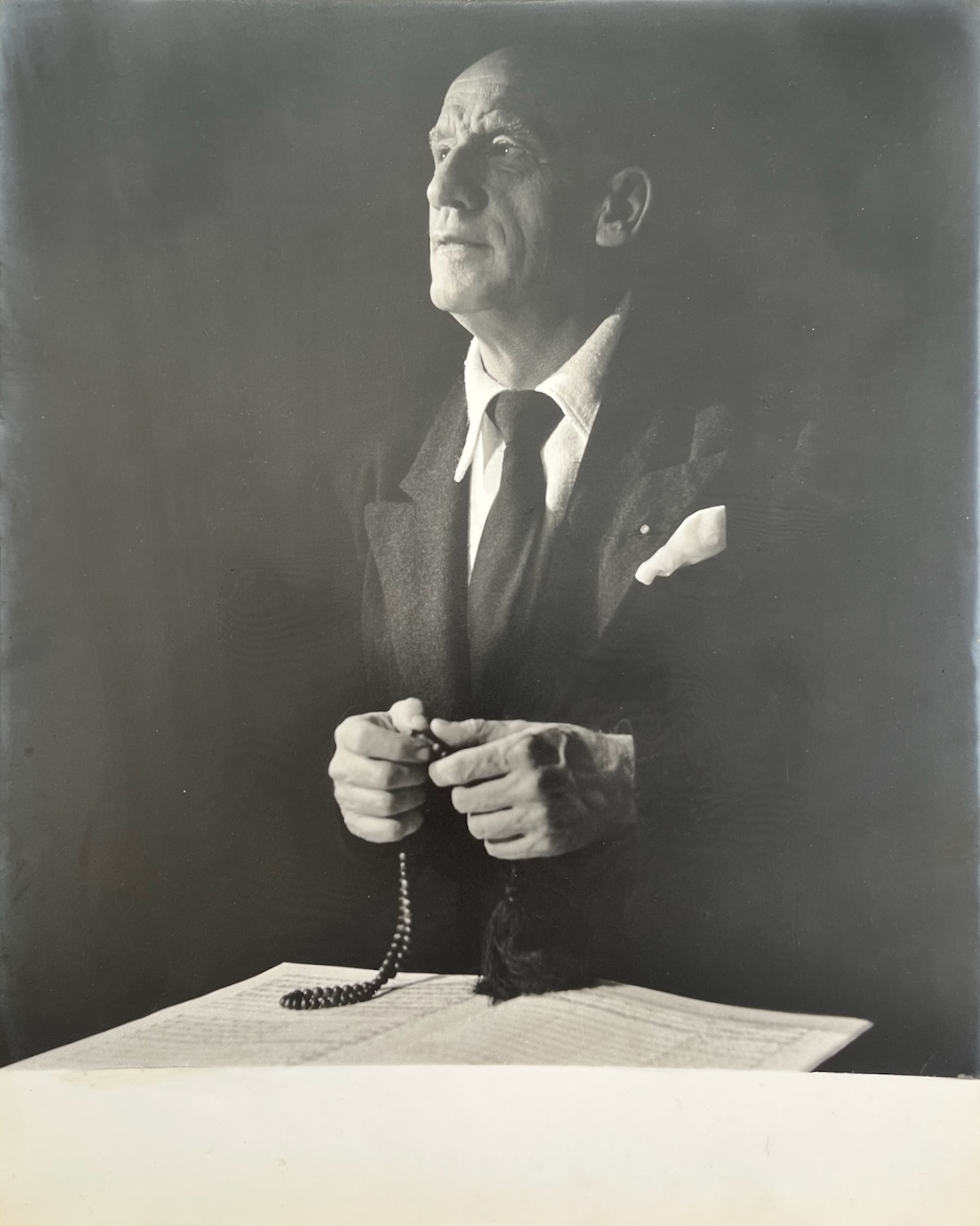 I. Greek and American Conductor, Pianist and Composer. 1896 - 1960. Photographed by DOUGLAS GLASS.