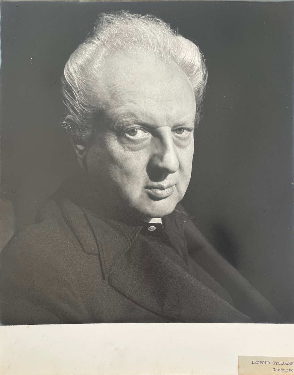 I. British Conductor. 1882 - 1977. Photographed by DOUGLAS GLASS.