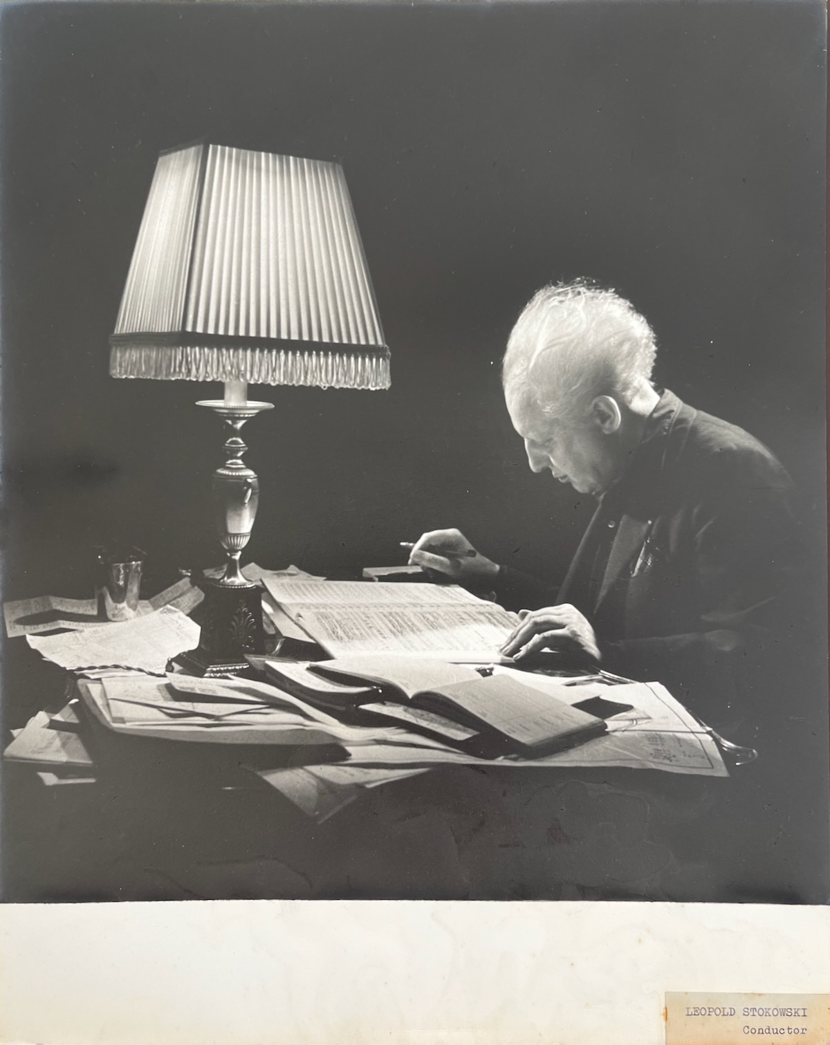II. British Conductor. 1882 - 1977. Photographed by DOUGLAS GLASS.