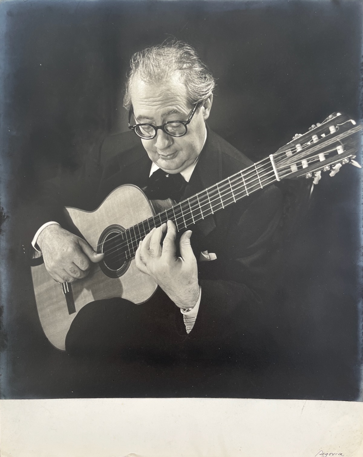 I. Spanish Classical Guitarist. 1893 - 1987. Photographed by DOUGLAS GLASS.