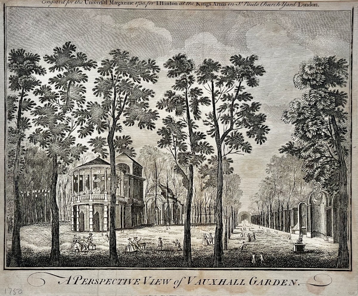 A Perspective View of Vauxhall Garden.