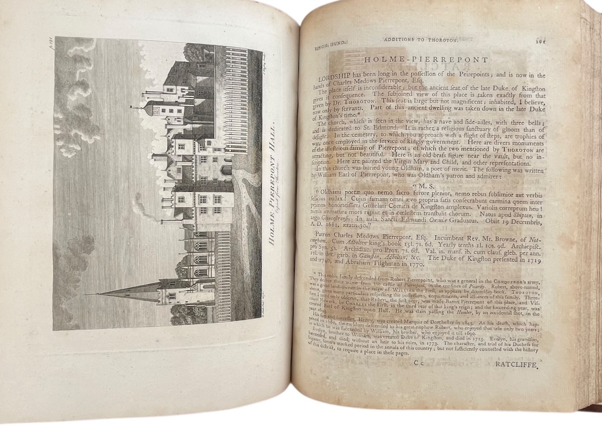 The Antiquities of Nottinghamshire, Extracted out of Records, Original Evidences, Leiger-Books, Other Manuscrikpts, and Authentic Authorities. Beautified with Maps, Prospects, and Portraitures.