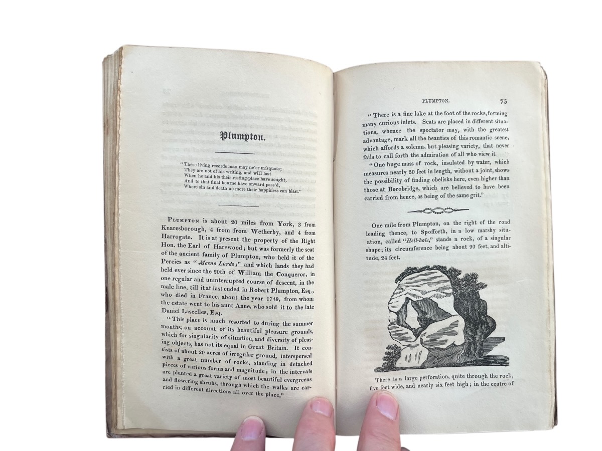 A Brief Description of Places of Public Interest in the County of York, within Twenty Six Miles of the City. Embellished with upwards of forty wood engravings, and a correct and well executed map of the country.
