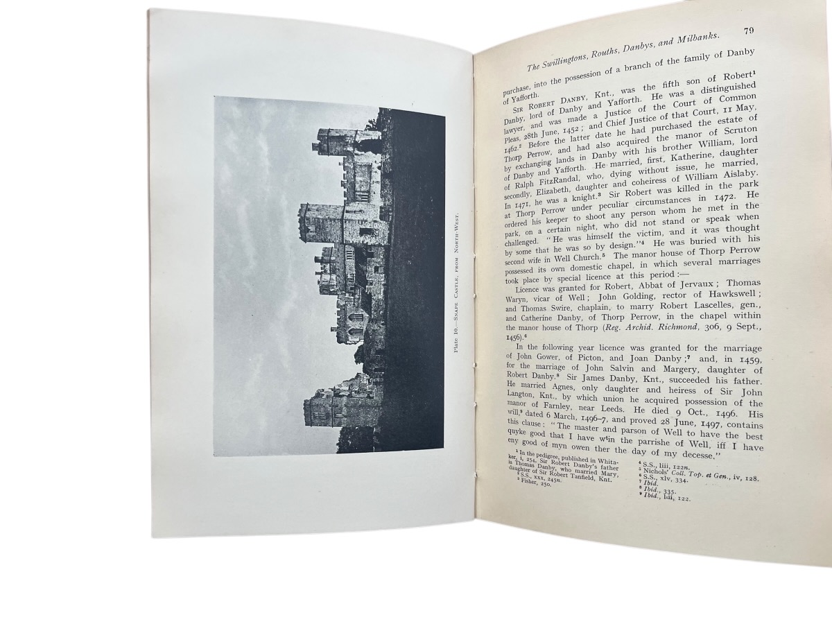 Notes on the Manor of Well and Snape.