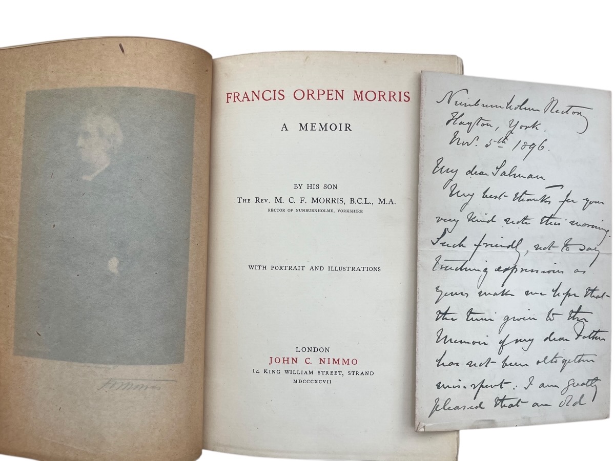 Francis Orpen Morris, a Memoir.