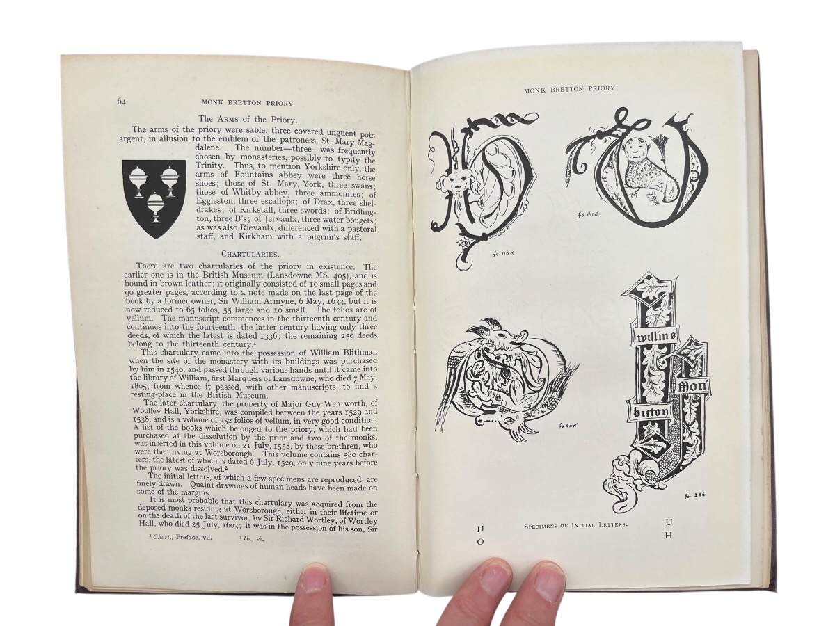 An Historical and Architectural Description of the Priory of St. Mary Magdalene of Monk Bretton in the West Riding of the County of Yorkshire.