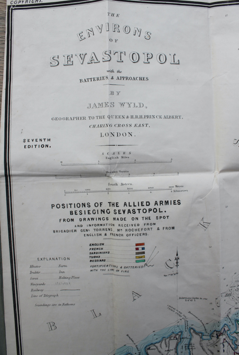 Image for The Environs of Sebastopol with the Batteries & Approaches. The Environs of Sebastopol with the Batteries & Approaches.